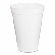 Dart Foam Drink Cups, 12oz, PK25 PK 12J12